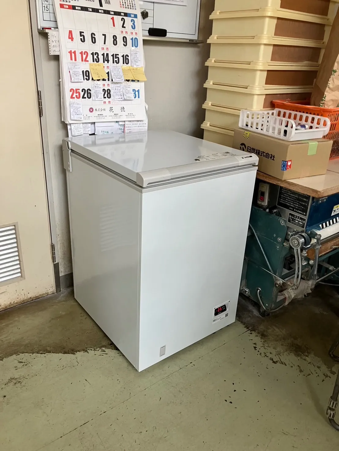 埼玉県で冷凍ストッカー設置